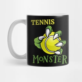 Tennis monster sport Gift for Tennis player love Tennis funny present for kids and adults Mug